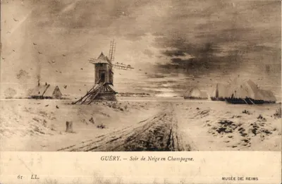 Guéry — Noite de Neve na Champagne — Museu de Reims