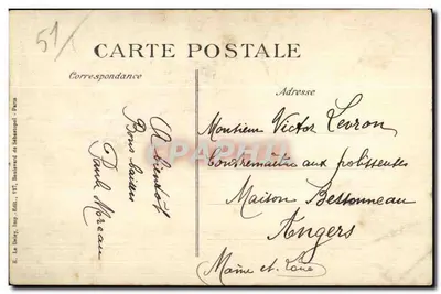 Anthelupt village — 35me Serie — Uitgever La Deley, Imp. Édit., 127, Boulourud de Sébastopol - Parijs — Achterkant
