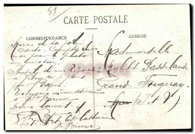 Mont-Moret, bij Vitry-le-François (Marne) — Grafen van Franse soldaten gesneuveld op het veld van eer — Visé Paris — Achterkant