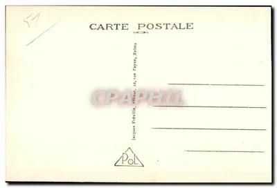 Cmentarz wojskowy w Souain — 457 — Jacques Fréville, Reims — Rewers