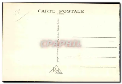 La Pompelle — Attacco tedesco del 15 luglio 1918 — Il Tank « Lotte » naufragato in prima linea tedesca — Jacques Freville, editore, Reims — Verso