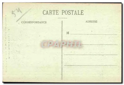 Gerbéviller - Binnenkant van de kerk na de bombardement - Grote Oorlog 1914-15-16 - Lunéville-Photo P. R. 13, Pl. de l'Église — Achterkant