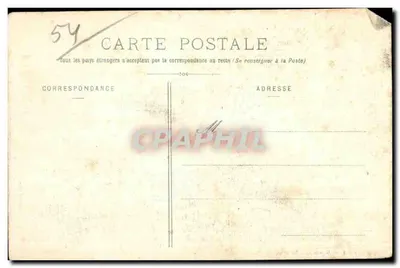 Vale da Mosela em Liverdun — Perto de Nancy — editor Magarium Hénon, Épinal — Verso
