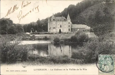 LIVERDUN - O Castelo e a Vale da Flie — NOEL. BAZAR LORRAIN, LIVERDUN