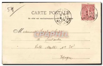 Lunéville — Katedra św. Jakuba — La Lorraine illustrée, P. Helmlinger & Cie, Imp. Phot. Nancy — Rewers