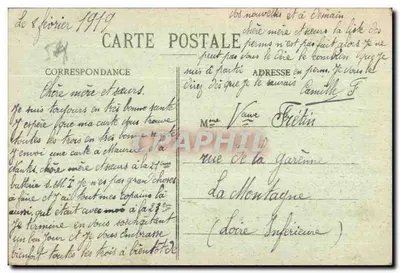 Lunéville w XVIII wieku — Zamek, według Héré — Quantin, wydawca, Lunéville — Rewers