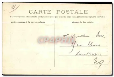 Reims — Statua Jeanne d'Arc — Wydawca nie widoczny — Rewers