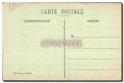 Reims nos anos de bombardeios 1914-1917 — Rue des Poissonniers, n° 6 — Coleção C. Dubois, Halans — Representação proibida — Verso