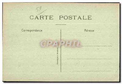 Reims em ruínas — Rue de Soissons — Michaud, editor, Reims — Verso