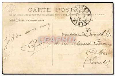 Reims — Fontaine Subé, autorstwa André Narjoux, architekt — MM. Gasq, Auban, Baralis et Wary, rzeźbiarze — Rewers