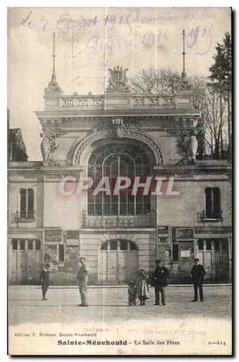 Sainte-Ménéhould — Sala das Festas — Edição E. Moisson