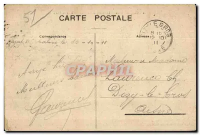 Campo de Châlons - Os Barracões, vistos do alto do Farol — Livraria Militar Goupil, n°26 — Verso