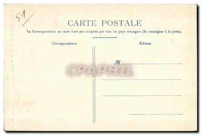 Chalons-sur-Marne — Stary Portal Katedry św. Lou — Presson, wyd., Chalons-sur-Marne, n°10 — Rewers