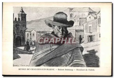 Pregador de Toledo — Robert Delétang — Museu de Châlons-sur-Marne
