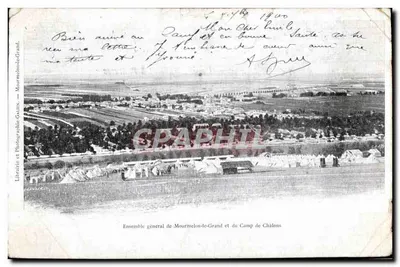 Mourmelon-le-Grand — Allgemeiner Blick auf Mourmelon-le-Grand und das Lager von Châlons — Librairie et Photographic Galien