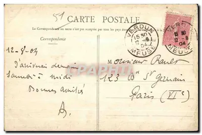 Châlons'da Camp — Patates Kabuklama — Guérici Askeri Kütüphanesi, Mourmelon — Arka yüz