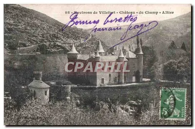 Castelo « du Champ » Altier — Arredores de Villefort — editor não visível