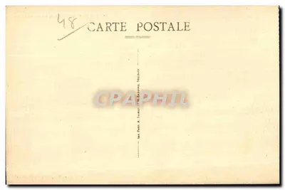 Marvejols (Lozère) — Bairro do Impéry — Ed. P. Fages, Toulouse — Verso