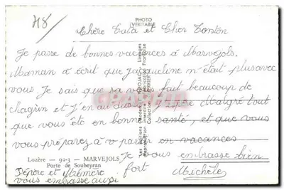 Porta de Soubeyran — Marvejols — Chieges — Verso