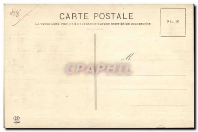La Lozère - Cascade de Récourdel — Marvejols — Phot. Labouche Fr. - Toulouse — Verso