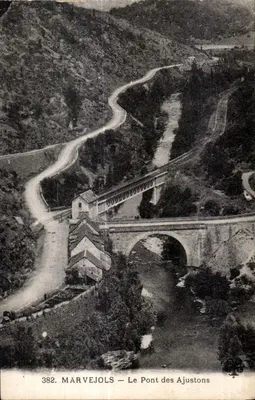 Marvejols — O Ponte dos Ajustons — editor não identificado, n° de série 382