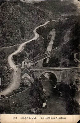 Marvejols — O Ponte dos Ajustons — Editor não identificado, n° de série 382