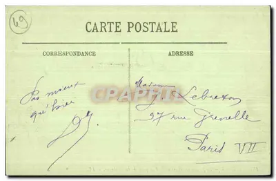 Angers — Ogród Botaniczny — Widok z Wzgórza — LL, nr 143 — Rewers
