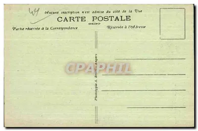Angers - Casa de Adam, Antigo Logis do Século XVII — A. B. — Verso