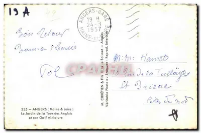 Ogród Wieży Anglijskiej — Angers — Lionel — Rewers