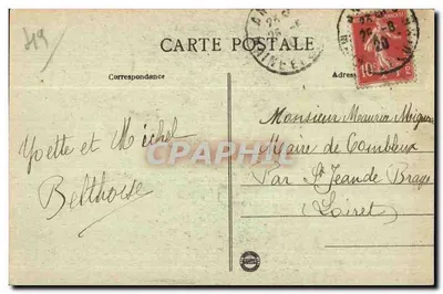 Angers - Hotel d'Anjou — Spółka Wielkich Hoteli Doliny Loary — Rewers