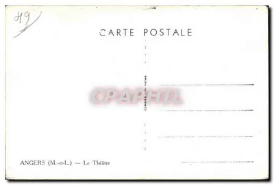 Angers — Teatr — Combier & Vacon — Rewers
