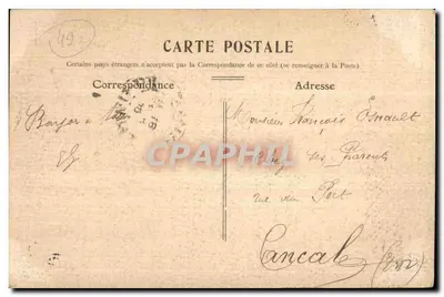 Angers — Estátua do Rei René e o Castelo — Editor: Revilaine — Verso