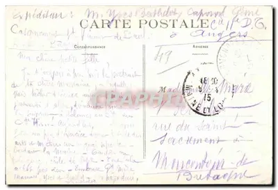 Madame Garnette em Angers — Coiffe Pont-de-Céaise, n°67 — Verso