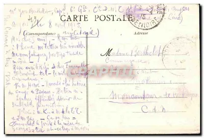 Angers - Zamek - Główne widoki i całość - L. V., fot. — Rewers