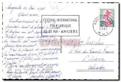 Stacja w Angers — Międzynarodowy Festiwal Folkloru — Wydawnictwo ENEGS — Rewers