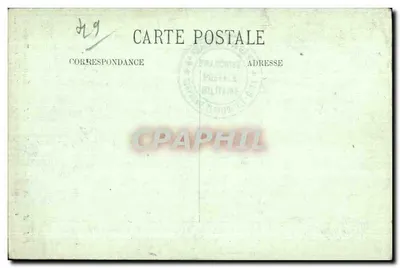 Angers (M.-L.) — Tkanina przedstawiająca postać z oblężenia Troyes, XV wiek — LL. — Rewers