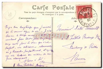 Angers — Widok na rzekę Maine i Dolny Miasto, z zamku — Wydawca: Angers — Rewers