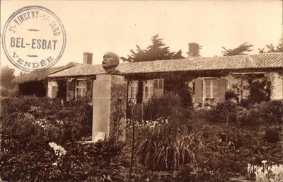 Bel Esbat - St-Vincent-de-Jard - Beeldhouwwerk van Georges Clemenceau