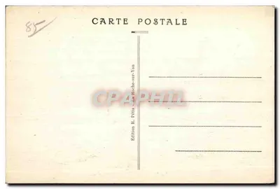 Talmont (Vendée) — O Velho Castelo — As Ruínas — Verso