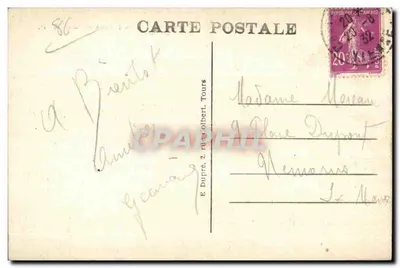 Châtellerault (Vienne) — Ogólny widok (Południe) — A.P. n°17 — Rewers