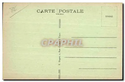 Châtellerault (Vienne) — Le Jardin Public et Monument à la Gloire de l'Évolution Française — A.P. — Rewers