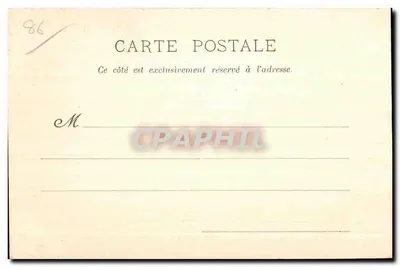 Châtellerault (Wienne) — Katedra św. Jakuba — Duży Bazar Tours, nr 172 — Rewers