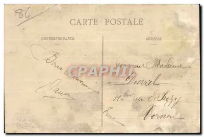 Châtellerault - Quai de l'Abattoir i Abreuvoir Pont Henri-IV — Kircha, Wydawca - N° 86 — Rewers