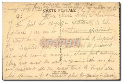 Châtellerault — Margem da Manufatura e o Ponte Henri-IV — Saby L.W. 2770 — Verso