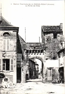 A Porta da Cidade — Estação Termal de LA ROCHE-POSAY (Vienne) — R. Doraine, édit., Tours