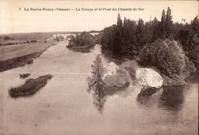 La Roche-Posay (Vienne) — A Creusa e o Ponte do Caminho de Ferro — n°9