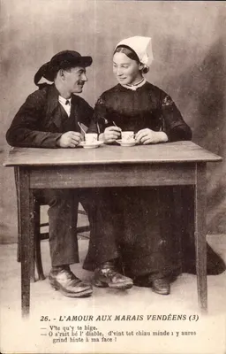 O Amor nos Marais Vendéens (3) — cena de casal — editor não visível