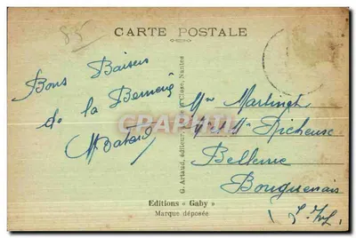 Passage du Gois (Vendée) — Schron dla podróżnych zaskoczonych morzem — Gaby — Rewers