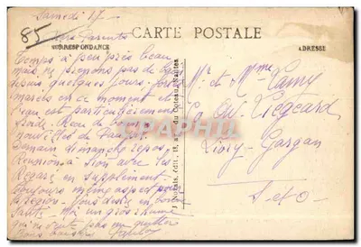 La Vendée Maraichine — Lokale poëzie — J. Nozals, uitg., 18, av. du Coteau, Virey-Gargan — Achterkant