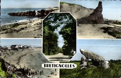 Bretignolles-sur-Mer — vista panorâmica — F. Chapeau, editor, n°638